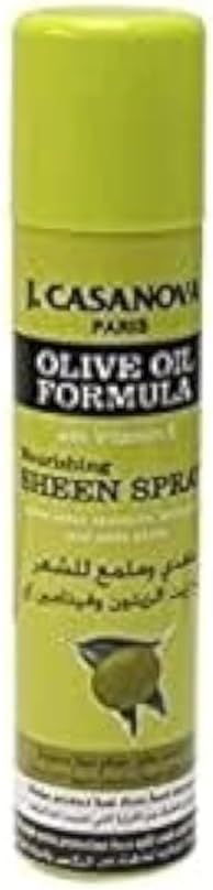 J.CASANOVA PARIS OLIVE OIL FORMULA WITH VITAMIN E SHEEN SPRAY