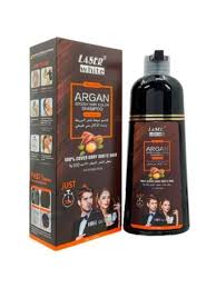 LASER WHITE ARGAN SHAMPOO NATURAL BROWN 420ML