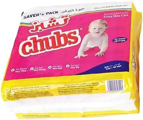 CHUBS BABY WIPES EXTRA SKIN CARE 4 X 40 WIPE