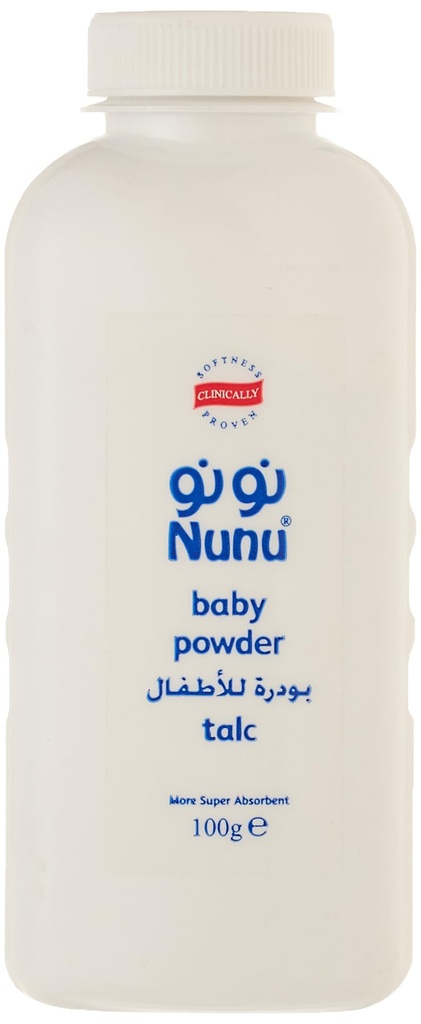 NUNU BABY POWDER TALC 100 G