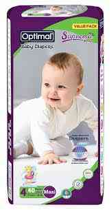 OPTIMAL DIAPER NO4 MAXI 7-18 KG 40 PCS OPB 1724 1 Pack