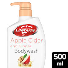 LIFEBUOY BODY WASH APPLE CIDER AND GINGER 500 ML