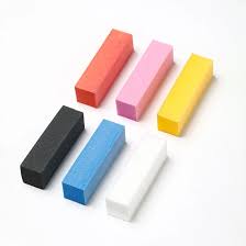 FOUR SIDED SPONGE NAIL FILE COLORFUL