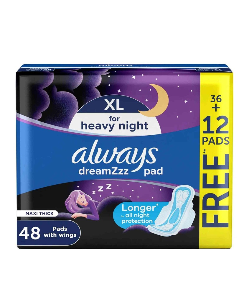 ALWAYS NIGHT MAXI THICK 3 X 48(38-+10) 1 Pack