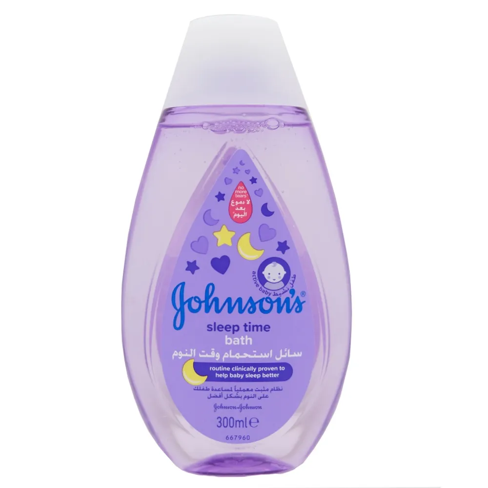 JOHNSONS BABY SLEEP TIME BATH 300 ML NEW