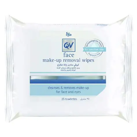 QV FACE MAKE-UP REMOVAL 25 WIPES