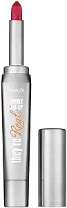 BENEFIT DOUBLE THE LIPTHEYRE LIP STICK REVVED- UP RED 15 G