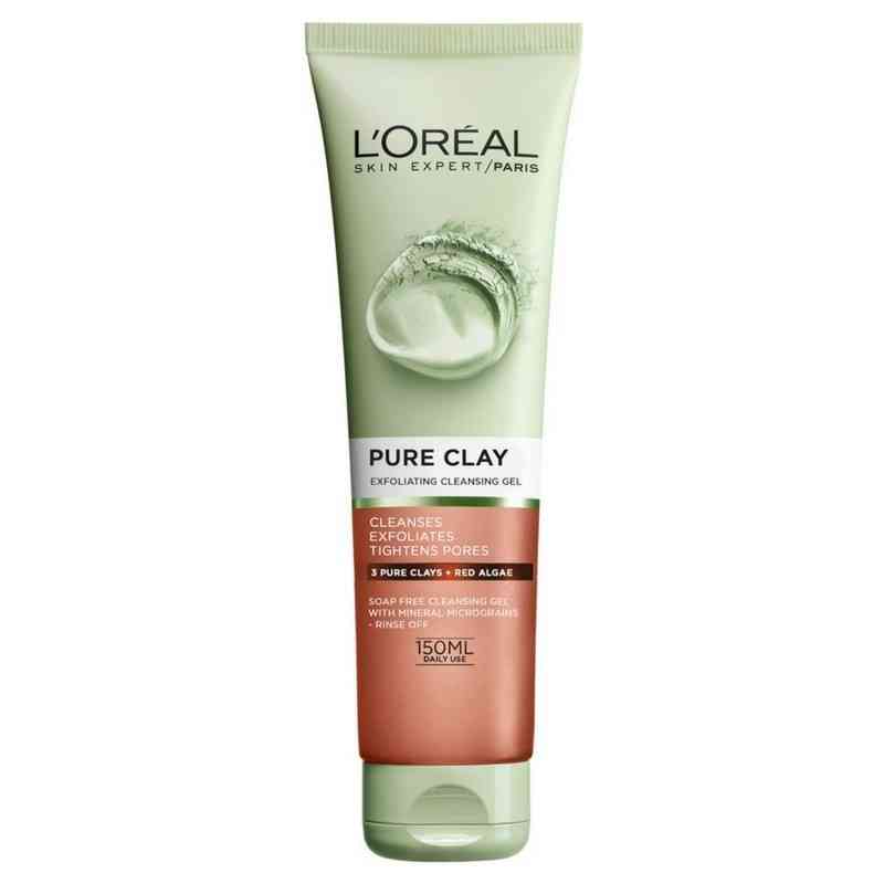LOREAL PARIS PURE CLAY EXFOLIATING GEL WASH 150 ML