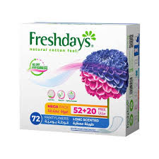 FRESHDAYS LONG MEGA 6 X( 52+20) 72 1 Pack
