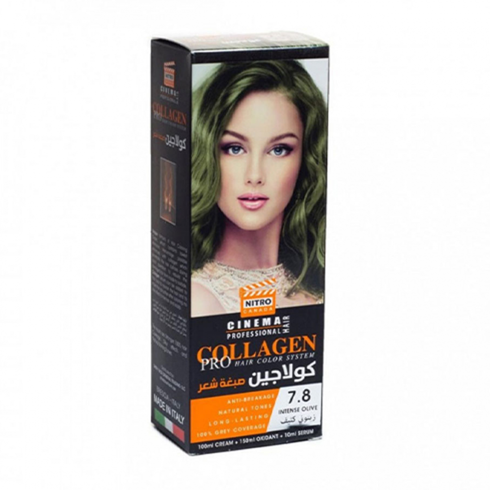 COLLAGEN HAIR COLOR INTENSE OLIVE 7.8