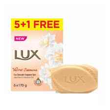 LUX SOAP JASMINE 170 GM 5+1 FREE