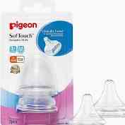 PIGEON SOFT TOUCH PERISTALTIC NIPPLE 2PC (L)18692