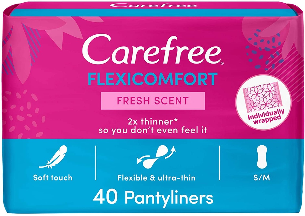 CARE FREE FLEXICOMFORT FRESH 6 X 40 PANTY