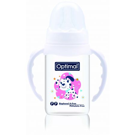 OPTIMAL SLIM WAIST FEED BOTTLE H OPB 1029 WHITE 140 ML