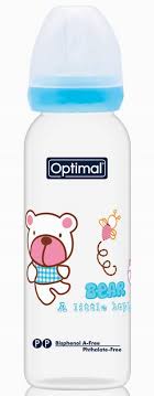 OPTIMAL SLIM WAIST FEED BOTTLE OPB 1026 WHITE 240 ML