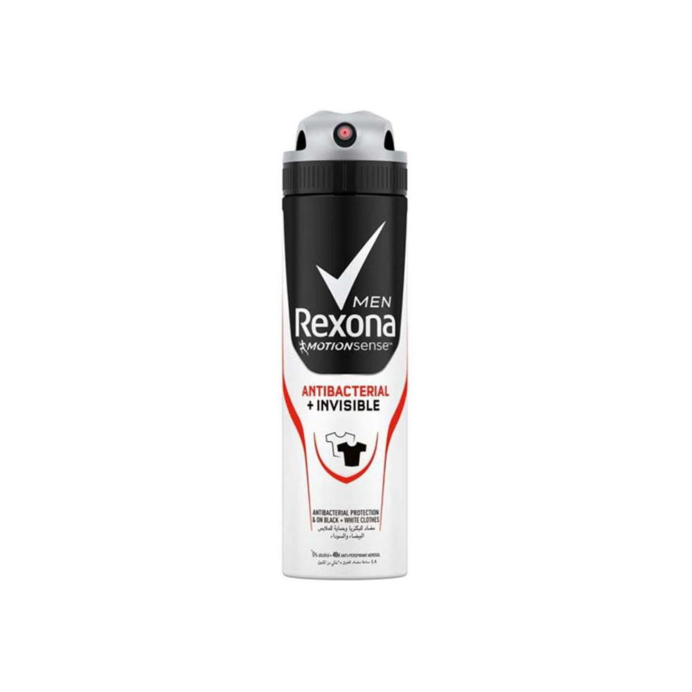REXONA ANTIBACTERIAL +INBISIBLE DEO SPRAY MAN 150