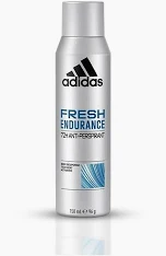 ADIDAS FRESH ENDURANCE SPRAY 150ML(SILVER)