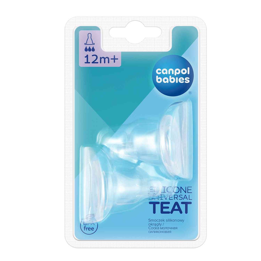 CANPOOL SILICONE TEAT MEDIUM 2 PCS 018/116