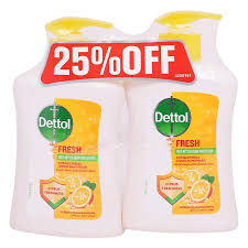 DETTOL HAND WASH FRESH TWIN PACK 200 MLOFF25%