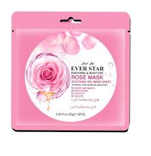 EVER STAR SOOTHING GEL MASK SHEET ROSE