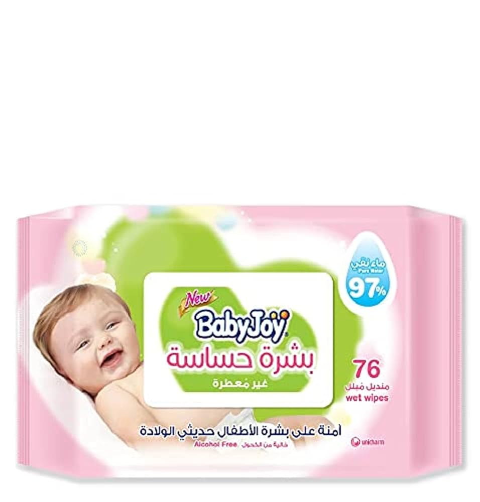 BABY JOY WIPES SENSITIVE SKIN 12 X 76 WIP