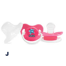 OPTIMAL ORTHODONTIC SILICONE PACIFIER 0-6M OPB 1047 W
