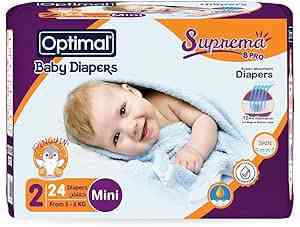 OPTIMAL DIAPER NO2 3-6 KG 24 PCS OPB 1702 1 Pack