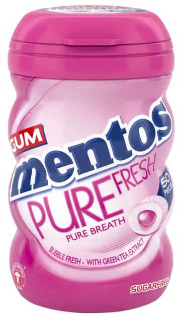 MENTOS BUBBLE FRESH BOTTLE 50 PIC