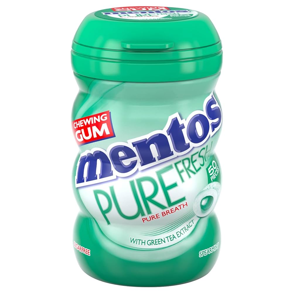MENTOS SPEARMINT BOTTLE 50 PIC