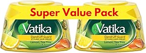 VATIKA HAIR CREAM DANDRUFF GUARD 140ML TWIN PACK