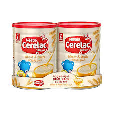 CERELAC WHEAT  And  FRUIT TWIN PACK 2 X1000 GM