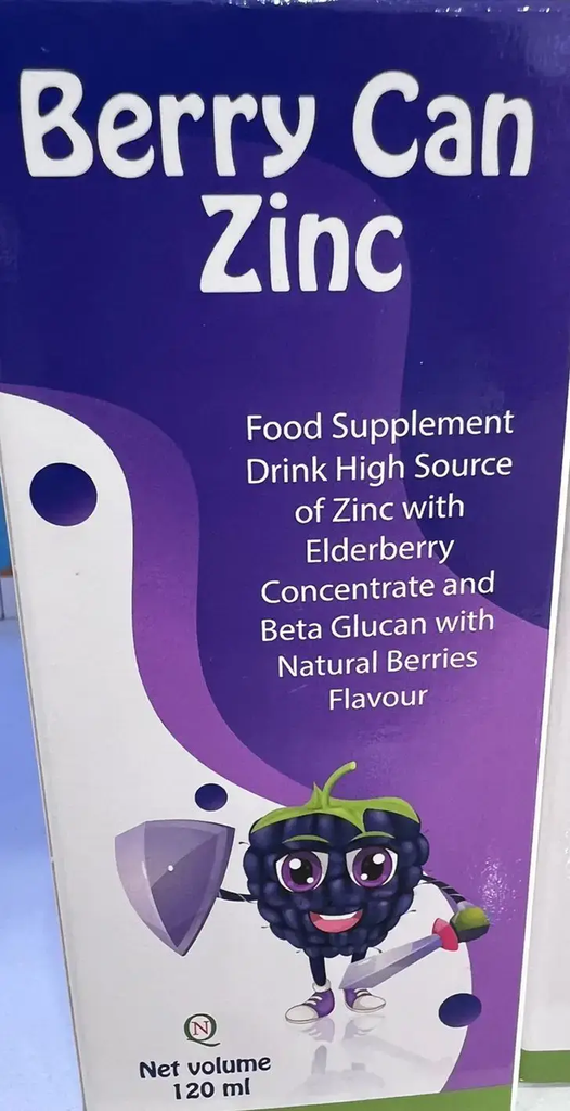 BERRY CAN ZINC SYRUP 120 ML