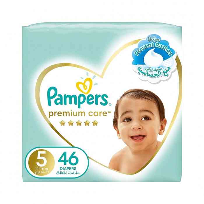 PAMPERS PREMIUM CARE NO5 XL JUNIOR 2 X 44- 46