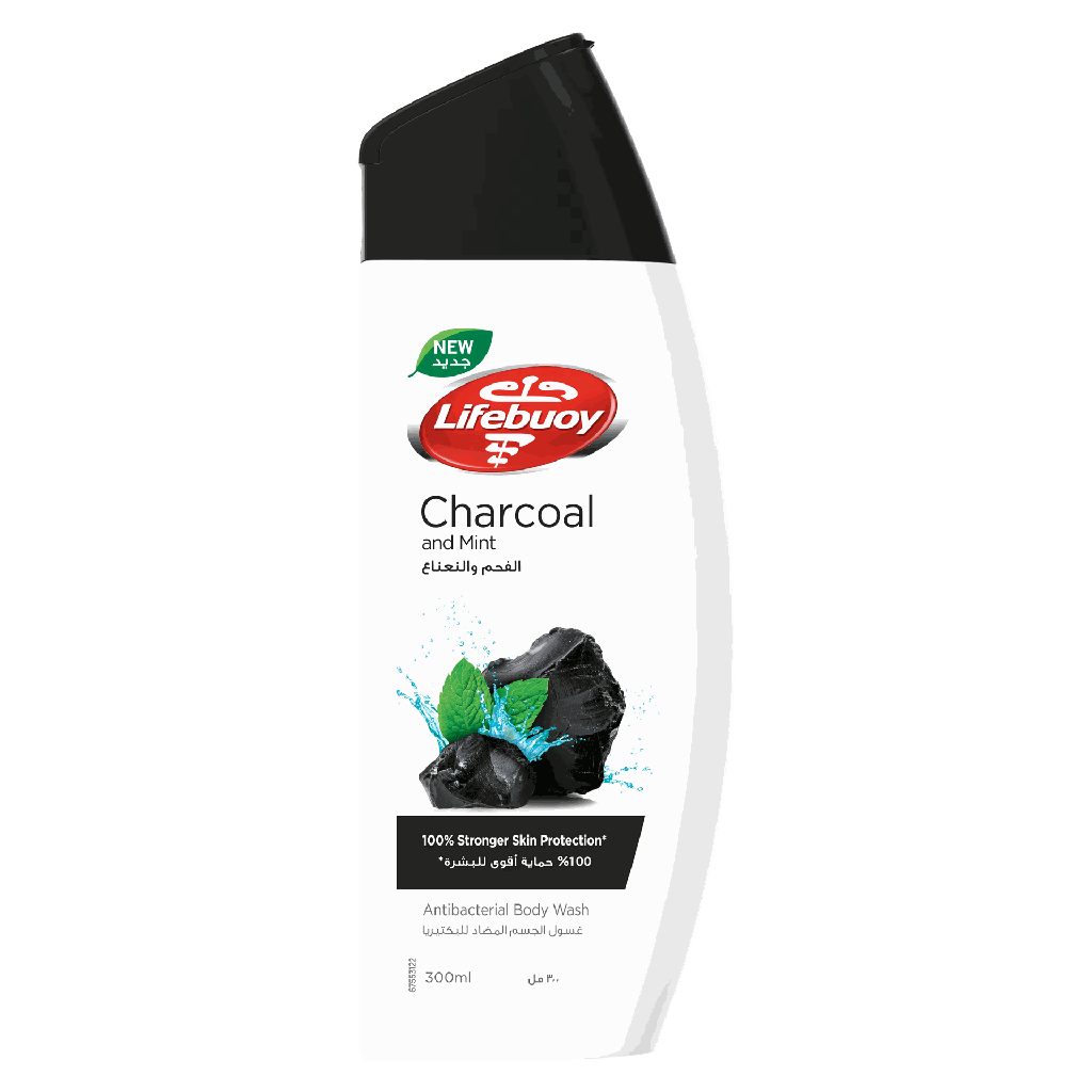 LIFEBUOY BODYWASH CHARCOAL +KIT 300ML