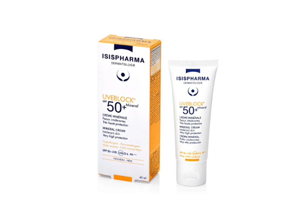 ISIS UVEBLOCK SPF 50+ MINERAL CREAM 40 ML