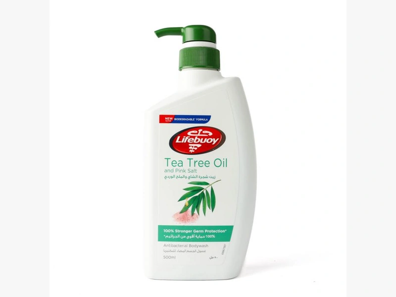 LIFEBUOY BODY WASH TEA TREE OIL AND PINK SALT 700 ML