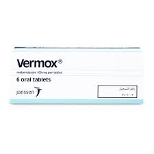 VERMOX 100 MG 6 TABLET