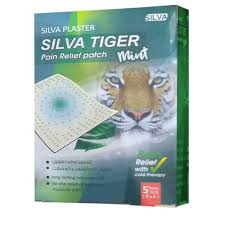 SILVA TIGER MINT PAIN RELIEF PATCH 5 PCS