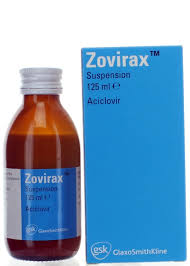 ZOVIRAX 200 MG / 5ML SUSP 125 ML
