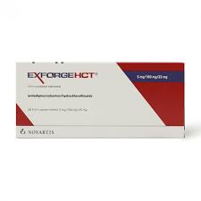 EXFORGE HCT 5 MG/160 MG / 25 MG 28 TABLETS