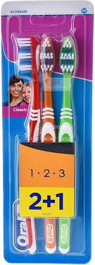 اورال بي فرشة اسنان 2 + 1 مجانا