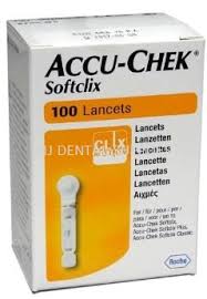 ACCU-CHEK SOFTCLIX 28G LANCET100