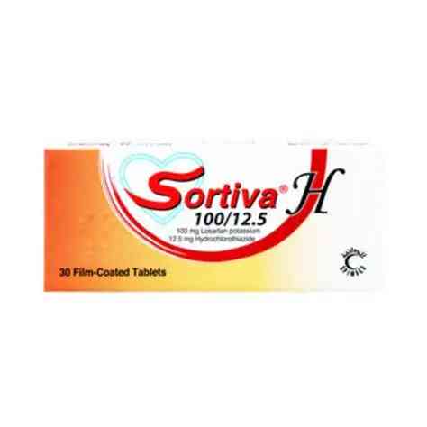 SORTIVA H 100 / 12.5 MG 30 TAB
