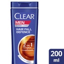 CLEAR 2 IN 1 HAIR FALL DEFENSE MEN 200 ML