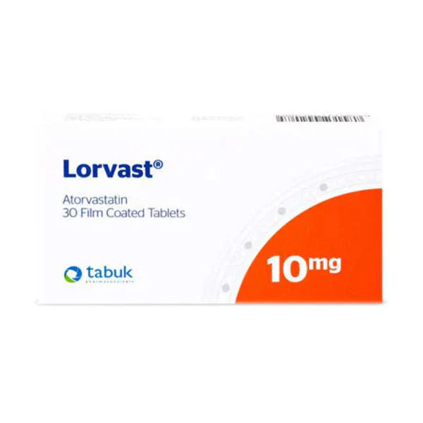 LORVAST 10 MG 30 TAB