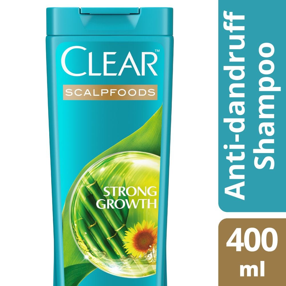 CLEAR SCALPFDS DANDRUFF STRONG GROWTH SHAMPOO 400 