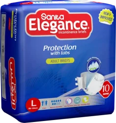 SANITA ELEGANCE ADULT LARGE 4 X 10 1 Pack