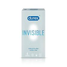 DUREX INVISIBLE EXTTRA THIN  6 CONDOM