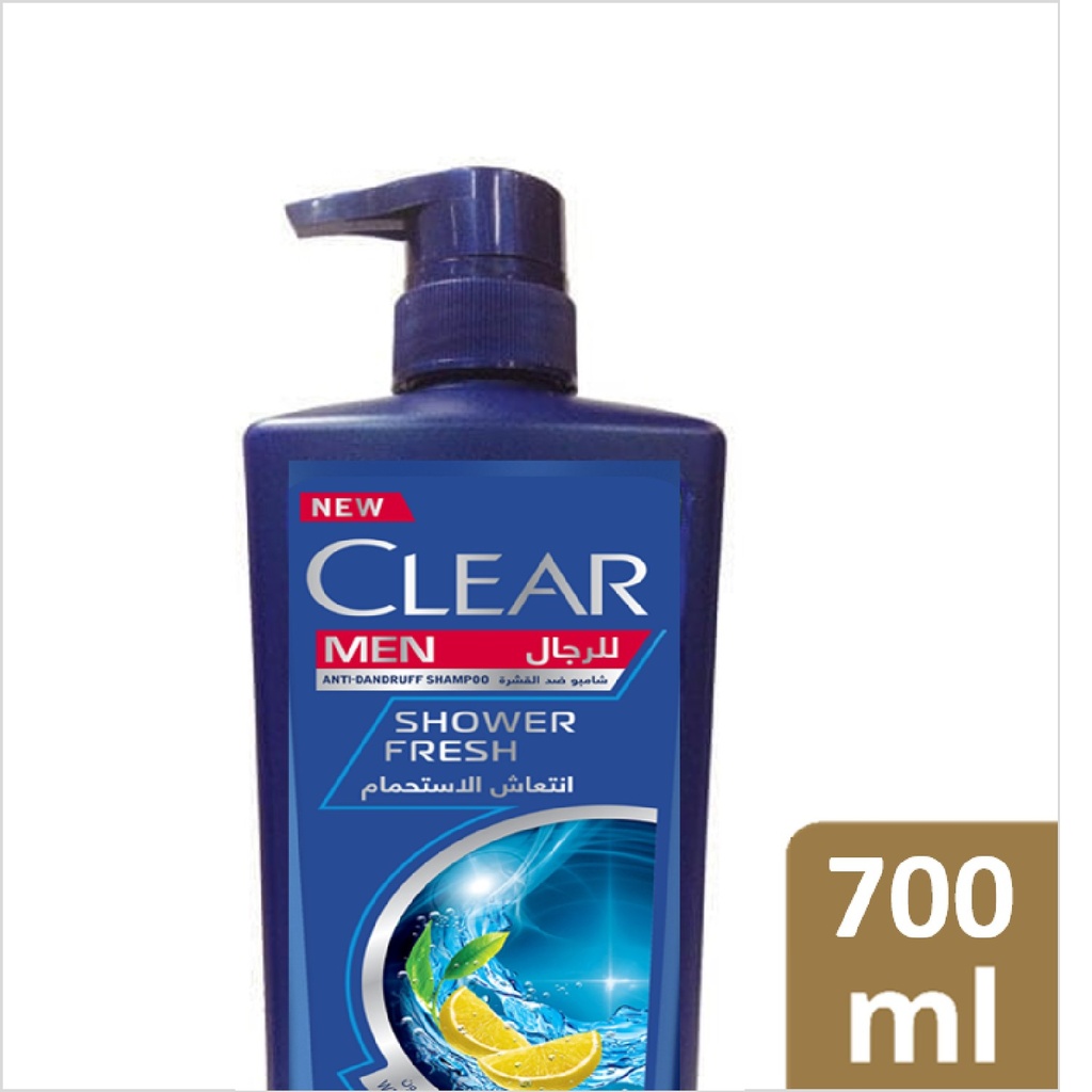 CLEAR SHAMPOO MEN SHOWER FRESH 700 ML