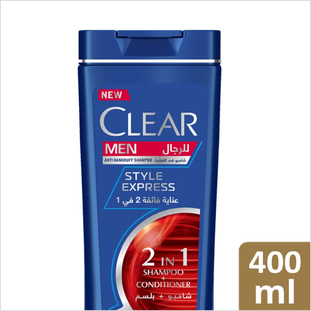 CLEAR SHAMPOO STYLE EXPRESS 2 IN 1 400 ML